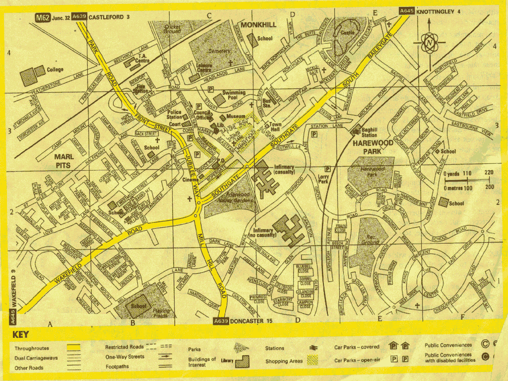 Map of Pontefract 272k
